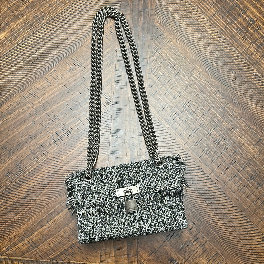 Kurt Geiger mini Tweed bag
